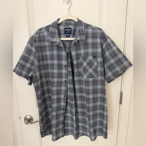 Men’s button down Fox shirt